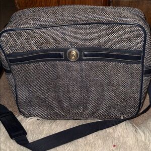 Vintage tweed Jordache Travel Bag